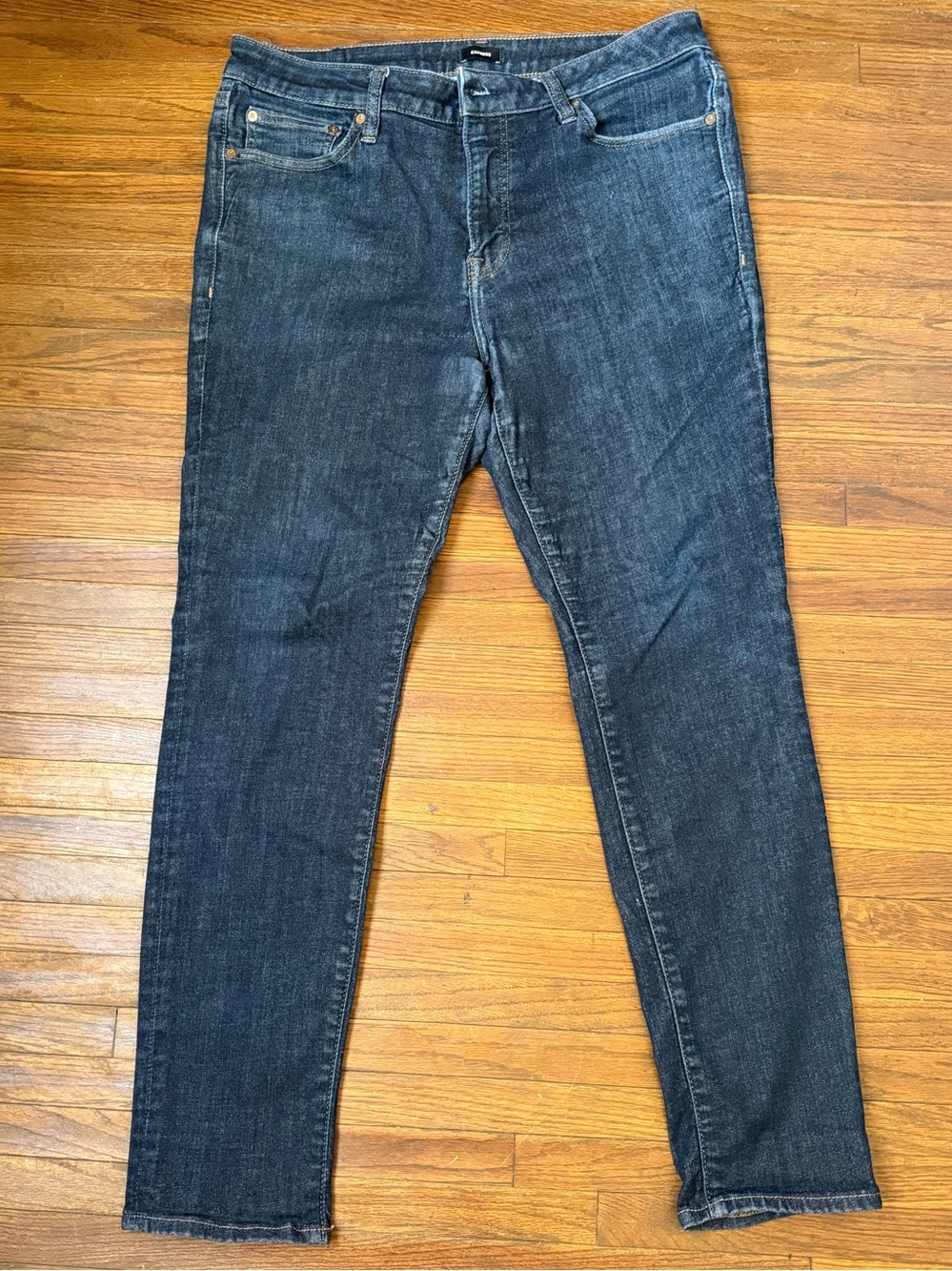 Express Men's Skinny Jeans in Dark Indigo